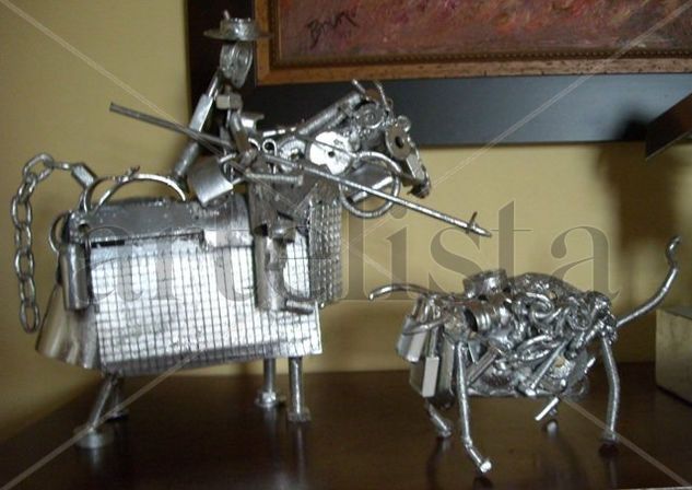 toro y picador Metal Figurative