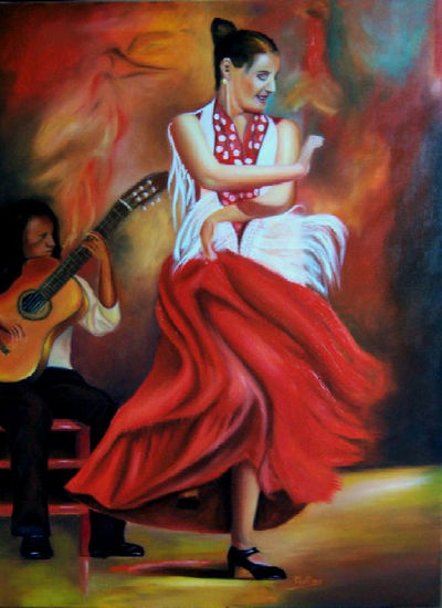 bailaora1 Oil Canvas