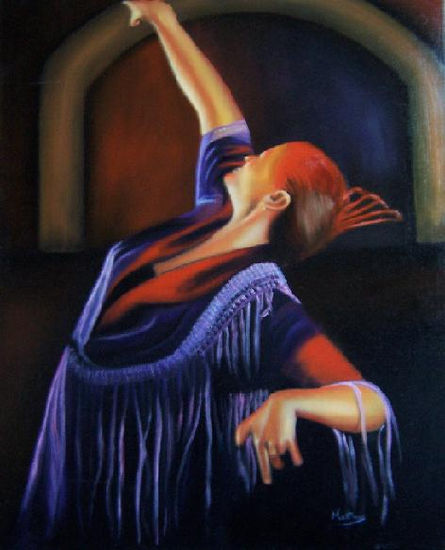 bailaora2 Oil Canvas