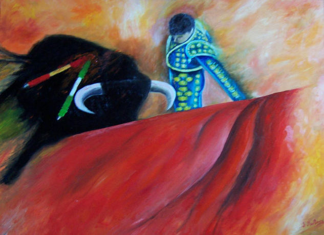 torero3 Oil Canvas