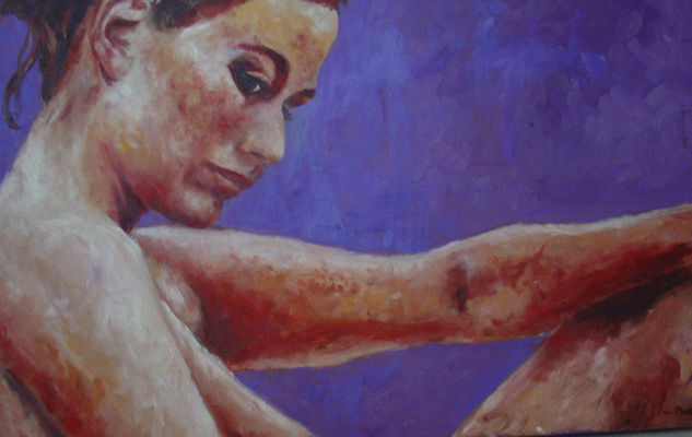 Lila Oil Canvas Nude Paintings