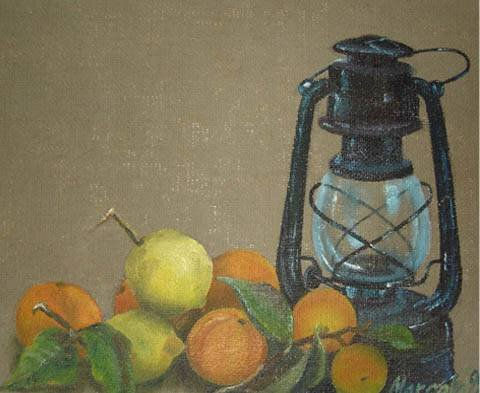 NARANJAS Y LIMONES Oil Others Still Life Paintings