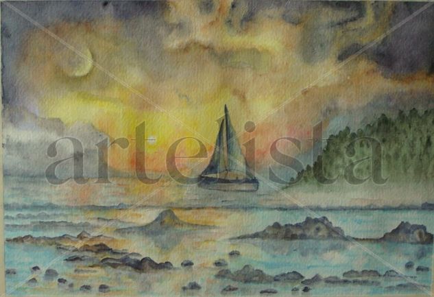 BRISAS MARINAS Watercolour Paper Landscaping