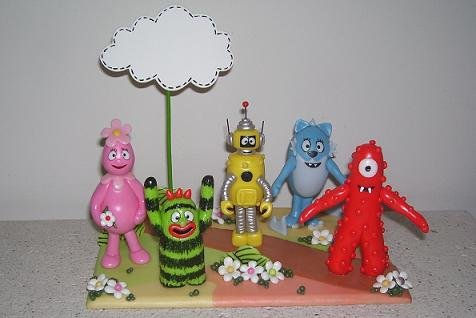 Yo Gabba Gabba adorno de torta 