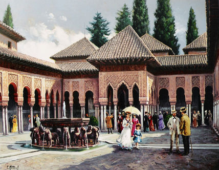 Paseo por el patio
