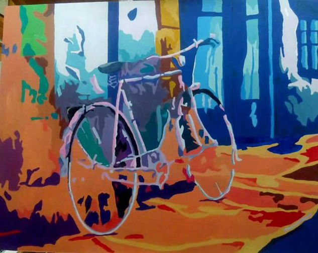 BICICLETA BLANCA Acrylic Panel Others