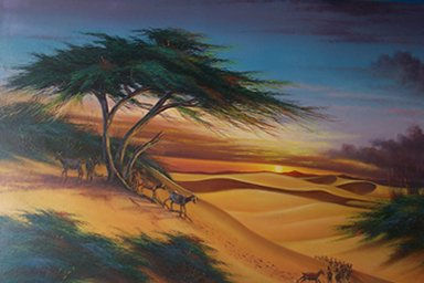 medanos  al  atardecer