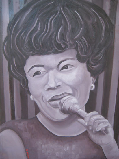 Ella Oil Canvas Portrait