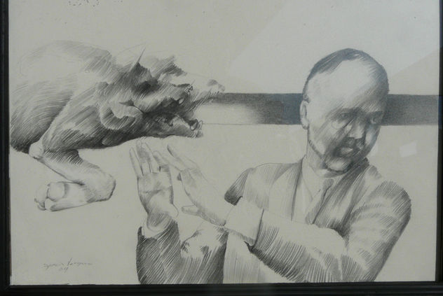 lucha de  dos  vestias