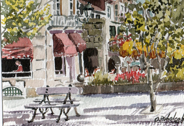 Cafeteria Carabela Watercolour Paper Landscaping