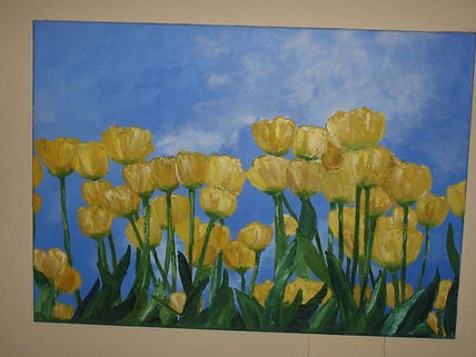 Tulipanes amarillos