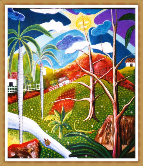 Paisaje Fantasia III Acrylic Canvas Landscaping