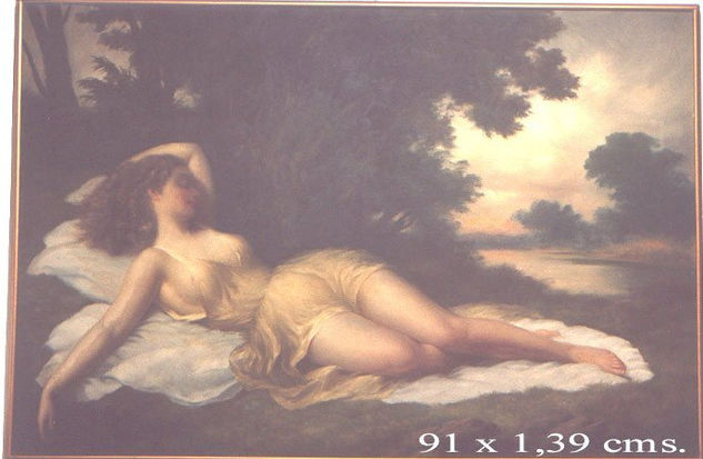 Siesta Oil Canvas Nude Paintings