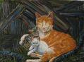 GATOS EN EL ESTABLO