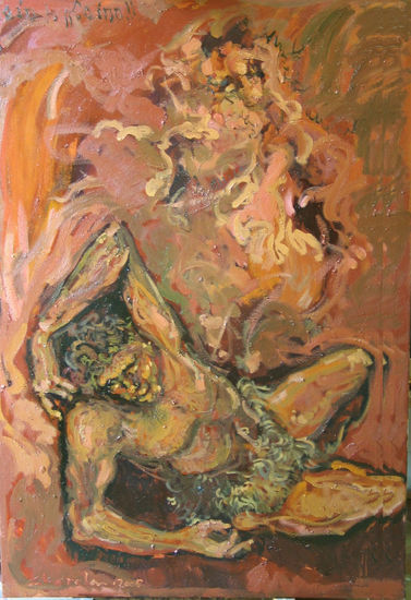 ENKIDU Oil Canvas Figure Painting