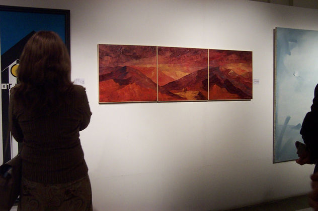 paisaje en el Salon Nacional, Argentina