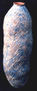 Vaso texturizado azul.