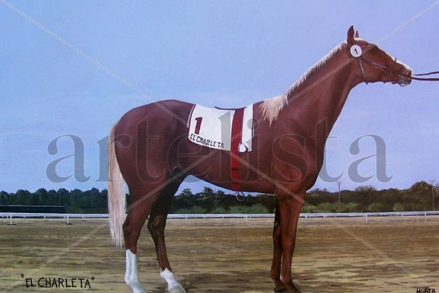 El Charleta II Acrylic Canvas Portrait