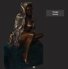 TIMIDEZ Bronce Figurativa