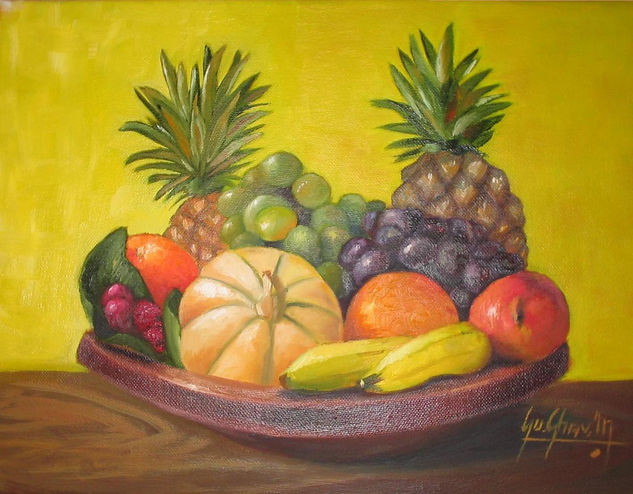 frutos de mi pais Oil Canvas