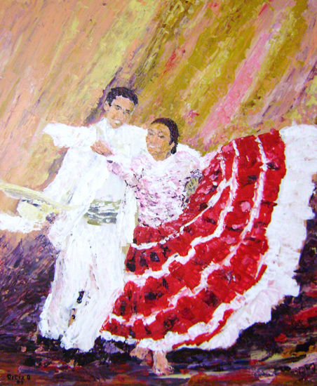 Zapateo Acrylic Others Figure Painting