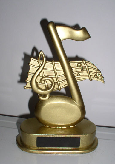 Trofeo Nota Musical Mixed Figurative