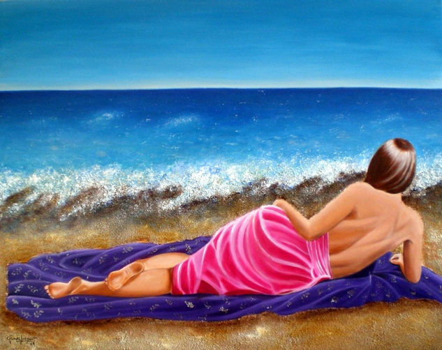 SOÑANDO DESPIERTA Acrylic Canvas Marine Painting