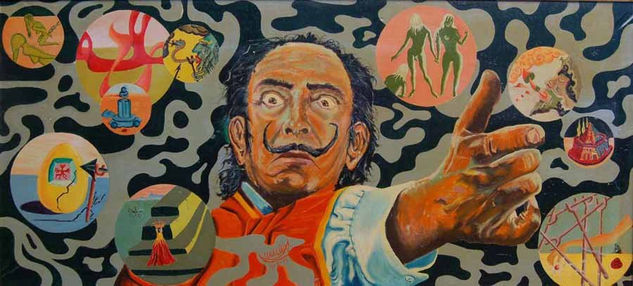 Los Diez Mandamientos de Dalí Oil Canvas Landscaping