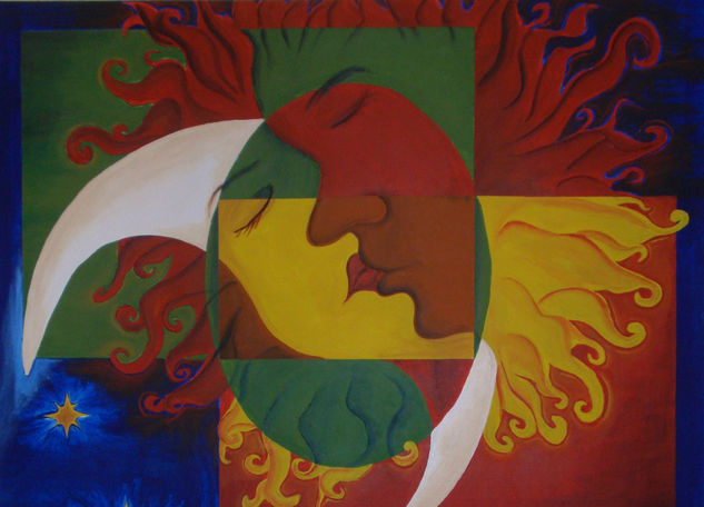 el beso de la luna Acrylic Panel Others