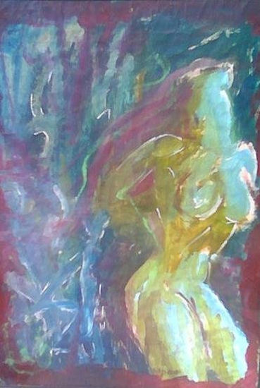 El retorno Oil Paper Figure Painting