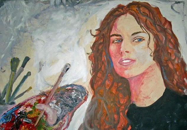Autorretrato con pincel