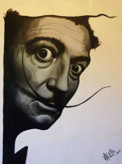 Dali Acrílico Lienzo Retrato