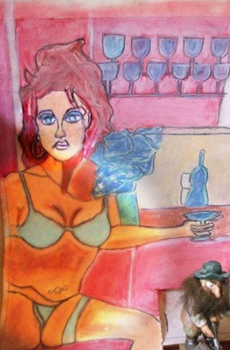 Venus azul y rosa