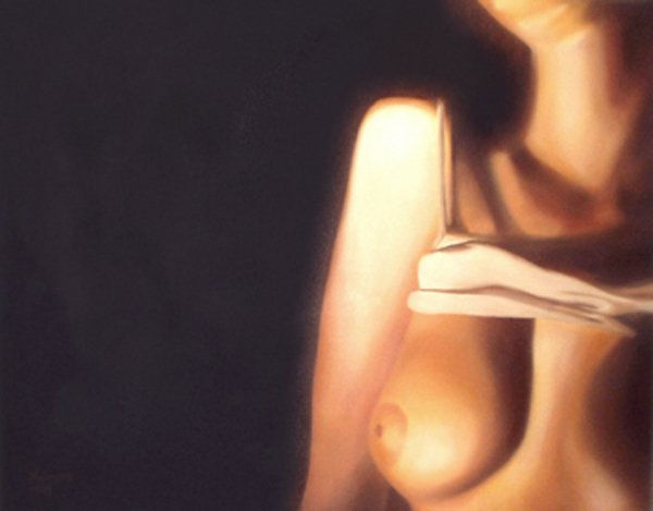 Ninfa en sombras Oil Canvas Nude Paintings