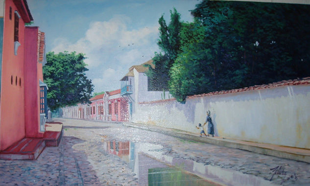 Calle  Coriana Oil Canvas Landscaping