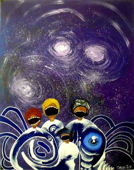 los niños cantores Acrylic Canvas Others