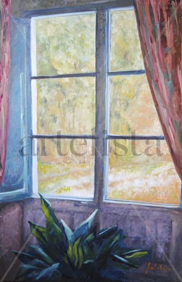 La ventana Oil Canvas Others