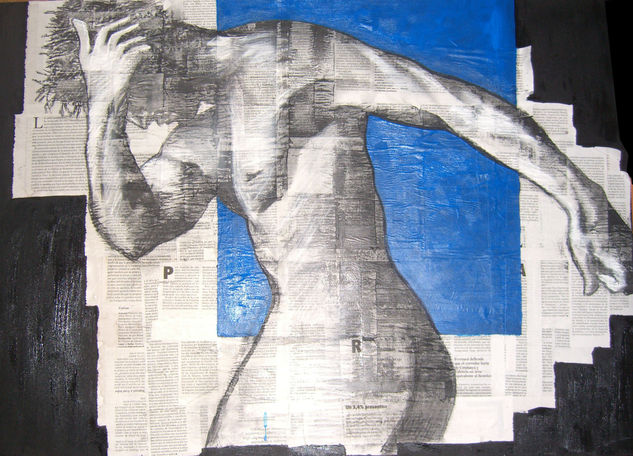 DESNUDO EN AZUL Panel Figure