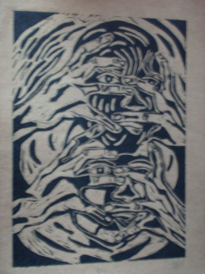 Frustración Woodcut