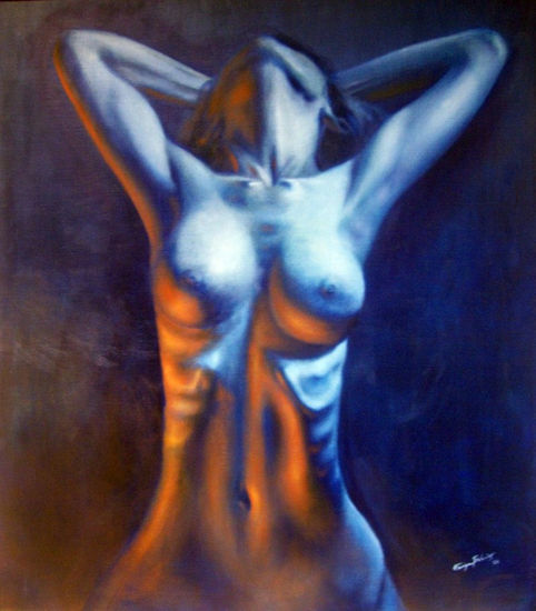 Cromatismo antagónico Oil Canvas Nude Paintings