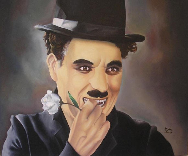 CHARLOT Oil Canvas Portrait