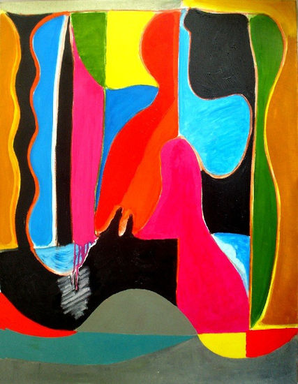 ABSTRACTO EXPRESIONISTA Oil Canvas Landscaping