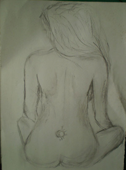 Una mujer Charcoal