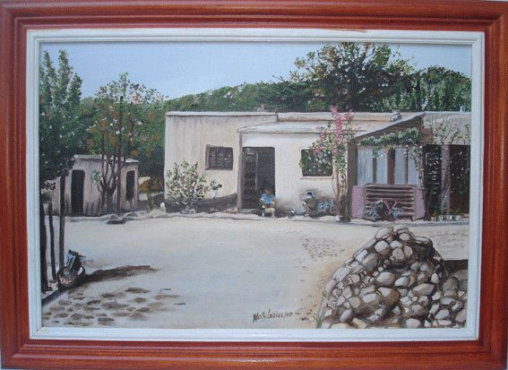 Camino a Poman, Catamarca Oil Canvas Landscaping