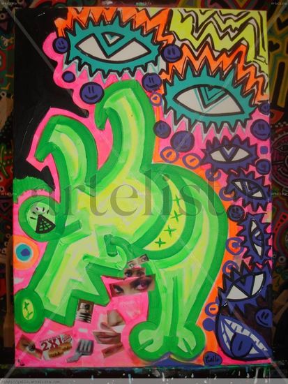 Si o no tachar lo que no corresponda Acrylic Canvas Animals