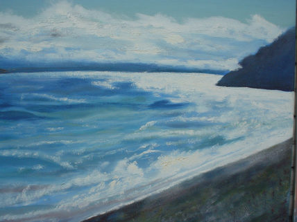 "Amanecer en huapi"
