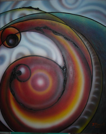 espiral humano Acrylic Canvas Others