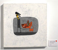 El artista y su perro