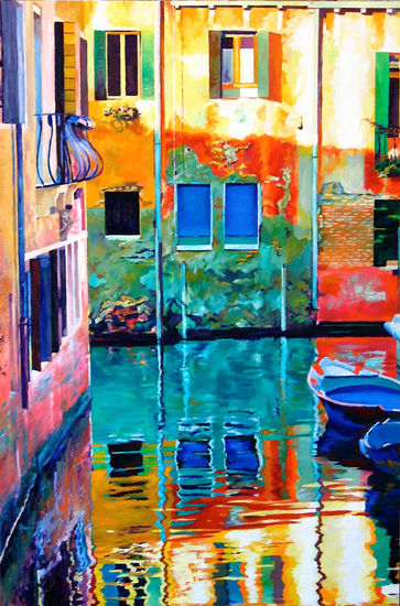 RINCÓN VENECIANO Oil Panel Landscaping