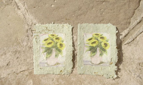 laminas de papel reciclado